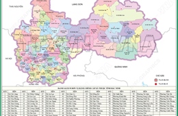 99 đơn vị hành chính cấp xã của tỉnh Bắc Ninh năm 2025