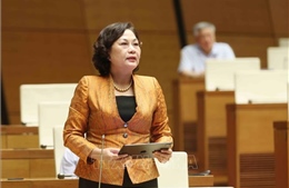 Kỳ họp thứ 9, Quốc hội khóa XV: Thống đốc Nguyễn Thị Hồng lưu ý cân đối nguồn vốn cho các mục tiêu tăng trưởng kinh tế cao