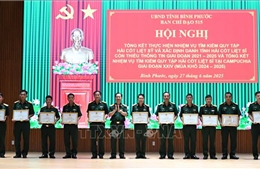 Bình Phước: Tìm kiếm, quy tập được 684 hài cốt liệt sĩ