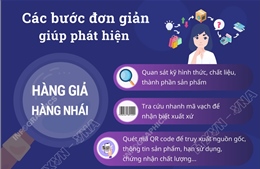 Các bước đơn giản giúp phát hiện hàng giả, hàng nhái