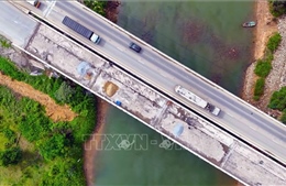 Hoàn thành sửa chữa cầu sông Rác trên Quốc lộ 1A