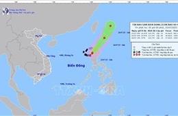 Thời tiết ngày 25/7: Bão số 4 đổ bộ vào đảo Luzon (Philippines); trên biển mưa dông, sóng lớn