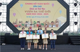 Trên 31.500 thiếu nhi tham gia sân chơi &#39;Thiếu nhi Việt Nam - Vươn ra thế giới&#39;