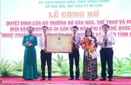 Nghệ thuật Nói thơ Vân Tiên là di sản văn hóa phi vật thể cấp quốc gia