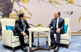 Thủ tướng gặp lãnh đạo một số nước và tổ chức tham dự SCO 2025