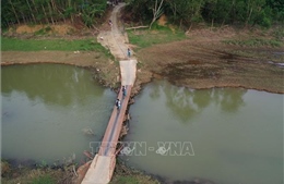 Bất an khi lưu thông qua cầu dân sinh ở hạ du hồ Kẻ Gỗ
