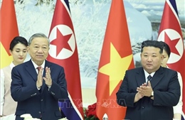 Chiêu đãi chào mừng Tổng Bí thư Tô Lâm thăm cấp Nhà nước tới Triều Tiên