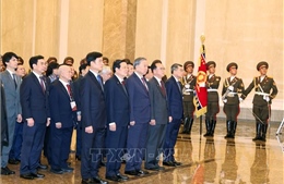 Tổng Bí thư Tô Lâm đặt hoa tưởng nhớ Chủ tịch Kim Nhật Thành, Tổng Bí thư Kim Jong-il