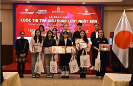 Trao giải cuộc thi tìm hiểu pháp luật Nhật Bản cho cộng đồng người Việt Nam