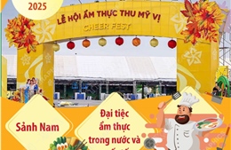 Hội chợ Mùa thu lần thứ nhất - năm 2025: Khu ẩm thực &#39;Thu mỹ vị&#39;