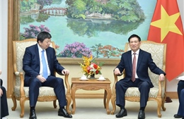 Phó Thủ tướng Hồ Đức Phớc tiếp Chủ tịch Tập đoàn Hoa Thiết (Trung Quốc)