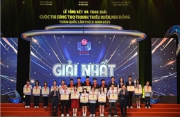 Trao giải cho 105 đề tài Cuộc thi sáng tạo lứa tuổi thanh thiếu niên, nhi đồng 2025