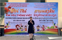 Hội thi ‘Em yêu tiếng Việt’ lan tỏa và tôn vinh tiếng Việt tại Lào