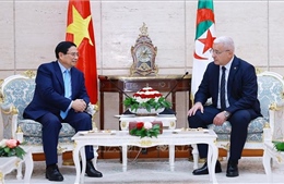 Thủ tướng Phạm Minh Chính hội kiến Chủ tịch Hạ viện Algeria