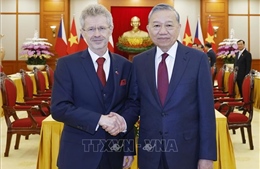 Tổng Bí thư tiếp Chủ tịch Thượng viện Quốc hội Cộng hòa Séc