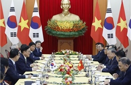 Tổng Bí thư Tô Lâm hội kiến với Chủ tịch Quốc hội Hàn Quốc