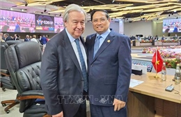 Thủ tướng Phạm Minh Chính gặp Tổng Thư ký LHQ và Thủ tướng Australia