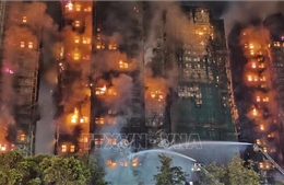 Điện thăm hỏi vụ cháy chung cư ở Hong Kong (Trung Quốc)