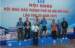 TTXVN đạt thành tích cao tại Hội khỏe Hội Nhà báo Hà Nội mở rộng 2025