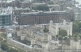 Anh: Ném thực phẩm gây rối ở Tháp London, 4 người bị bắt