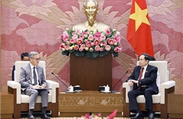 Chủ tịch Quốc hội Trần Thanh Mẫn tiếp Bộ trưởng Ngoại giao Lào