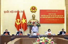 Ban Thường vụ Đảng ủy Quốc hội tổ chức Hội nghị kiểm điểm, đánh giá, xếp loại năm 2025