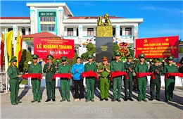 Khánh thành tượng đài 'Bác Hồ với chiến sĩ Biên phòng'