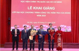 Khai giảng lớp đào tạo trình độ đại học Chương trình Công tác kiểm tra của Đảng