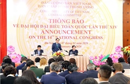 Thông báo về Đại hội Đảng tới các cơ quan đại diện ngoại giao nước ngoài, các tổ chức quốc tế tại Việt Nam