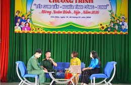 Ấm áp chương trình 'Tết nghĩa tình Công - Binh' tại Đặc khu Côn Đảo