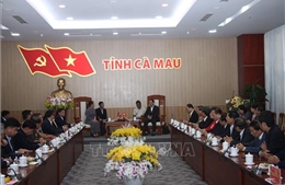 Tỉnh trưởng tỉnh Koh Kong (Campuchia) thăm và chúc Tết tại Cà Mau