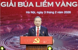 Tổng Bí thư Tô Lâm dự Lễ tuyên dương Bí thư Chi bộ xuất sắc và trao Giải Búa liềm Vàng lần thứ X