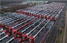 Đức: Đình công khiến nhiều hoạt động giao thông công cộng tê liệt