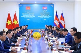 Thủ tướng Phạm Minh Chính hội kiến Thủ tướng Campuchia Hun Manet