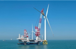 Trung Quốc vận hành tuabin gió ngoài khơi lớn nhất thế giới