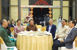 Đậm sắc màu văn hóa Việt trong ngày Tết cổ truyền tại Lào