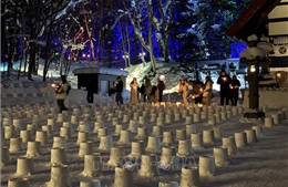 Lễ hội Tuyết Đăng Jozankei - thắp sáng mùa Đông Nhật Bản