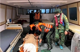 Nhanh chóng đưa du khách nước ngoài bị đột quỵ vào bờ cấp cứu