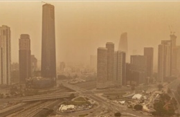 Bão bụi nghiêm trọng bao trùm Israel