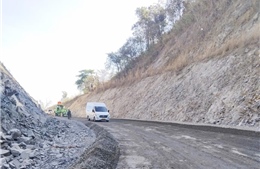 Đèo Đại Ninh trên quốc lộ 28B thông suốt sau hai ngày liên tục ùn tắc