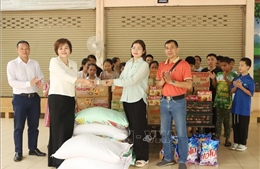 Doanh nghiệp Việt Nam tại Lào chú trọng công tác an sinh xã hội