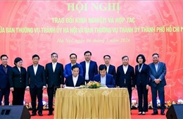Hà Nội và TP Hồ Chí Minh thúc đẩy hợp tác toàn diện