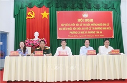 Cử tri đồng thuận với chương trình hành động của các ứng cử viên