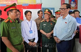 Kiểm tra công tác chuẩn bị bầu cử tại Đất Mũi