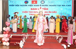 Ngày Quốc tế Phụ nữ 8/3: Duyên dáng áo dài Việt Nam tại Macau (Trung Quốc)