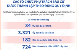 Thành lập các tổ chức phụ trách bầu cử theo đúng quy định