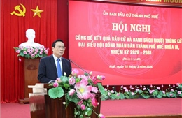 Công bố kết quả bầu cử đại biểu HĐND thành phố Huế khóa IX