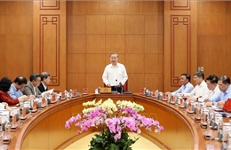 Tổng Bí thư chủ trì cuộc họp Thường trực BCĐ TƯ về phòng, chống tham nhũng, lãng phí, tiêu cực