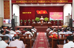 Rà soát, sắp xếp đội ngũ cán bộ sau bầu cử bảo đảm phù hợp, đáp ứng yêu cầu nhiệm vụ