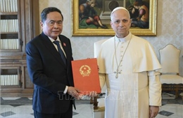 Chủ tịch Quốc hội Trần Thanh Mẫn tiếp kiến Giáo hoàng Leo XIV